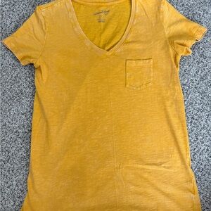 Universal Thread Mustard V-Neck Tee